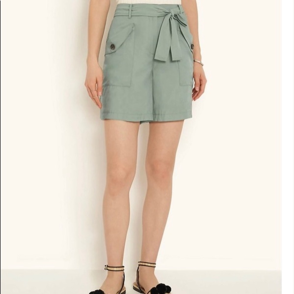 Ann Taylor Belted Cargo Shorts